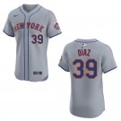 Mets #39 Edwin Diaz Gray Stitched Jersey