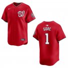Nationals #1 MacKenzie Gore Red Stitched Jersey