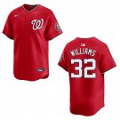 Nationals #32 Trevor Williams Red Stitched Jersey