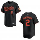 Orioles #2 Gunnar Henderson Black Stitched Jersey Orioles #2 Gunnar Henderson Black Stitched Jersey