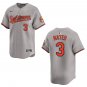 Orioles #3 Jorge Mateo Gray Stitched Jersey