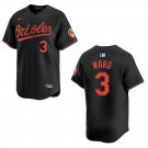 Orioles #3 Taylor Ward Black Stitched Jersey