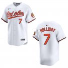 Orioles #7 Jackson Holliday White Stitched Jersey