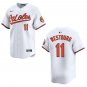 Orioles #11 Jordan Westburg White Stitched Jersey
