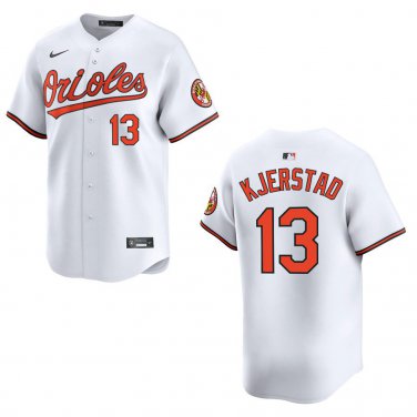 Orioles #13 Heston Kjerstad White Stitched Jersey