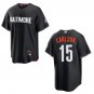 Orioles #15 Dylan Carlson Black City Stitched Jersey