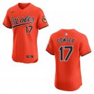 Orioles #17 Colton Cowser Orange Stitched Jersey