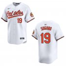 Orioles #19 Tomoyuki Sugano White Stitched Jersey