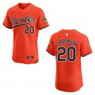 Orioles #20 Frank Robinson Orange Stitched Jersey