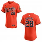 Orioles #28 Trevor Rogers Orange Stitched Jersey