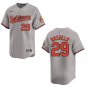 Orioles #29 Samuel Basallo Gray Stitched Jersey