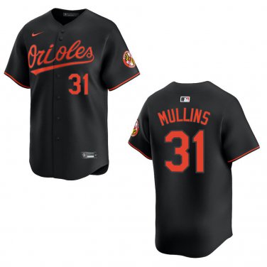 Orioles #31 Cedric Mullins Black Stitched Jersey