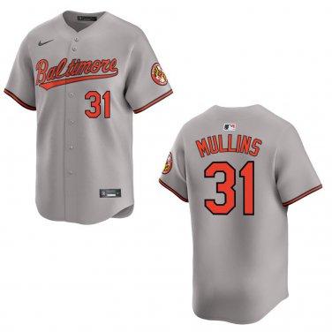 Orioles #31 Cedric Mullins Gray Stitched Jersey