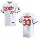 Orioles #33 Eddie Murray White Stitched Jersey