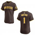 Padres #1 Yuki Matsui Brown Stitched Jersey