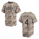Padres #4 Luis Arraez Camo Stitched Jersey