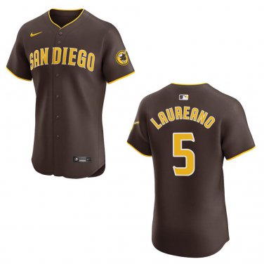 Padres #5 Ramon Laureano Brown Stitched Jersey