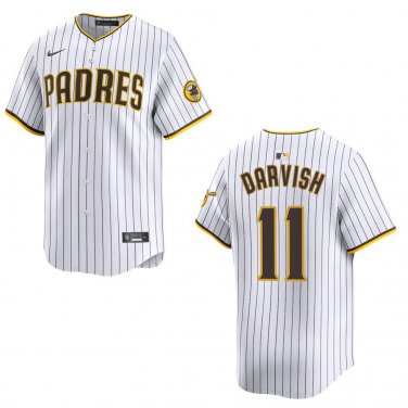 Padres #11 Yu Darvish White Stitched Jersey