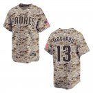 Padres #13 Manny Machado Camo Stitched Jersey