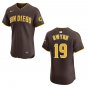 Padres #19 Tony Gwynn Brown Stitched Jersey