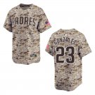 Padres #23 Adrian Gonzalez Camo Stitched Jersey