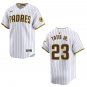 Padres #23 Fernando Tatis White Stitched Jersey