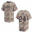 Padres #24 Connor Joe Camo Stitched Jersey