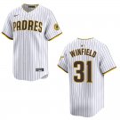 Padres #31 Dave Winfield White Stitched Jersey