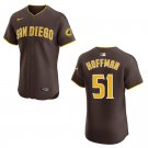 Padres #51 Trevor Hoffman Brown Stitched Jersey