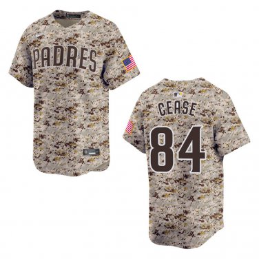 Padres #84 Dylan Cease Camo Stitched Jersey