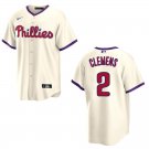 Phillies #2 Kody Clemens Cream Stitched Jersey