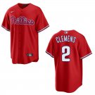 Phillies #2 Kody Clemens Red Stitched Jersey