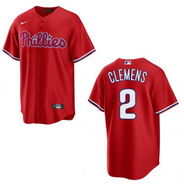 Phillies #2 Kody Clemens Red Stitched Jersey
