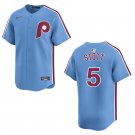 Phillies #5 Bryson Stott Light Blue Stitched Jersey