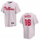 Phillies #16 Brandon Marsh White Stitched Jersey Phillies #16 Brandon Marsh White Stitched Jersey