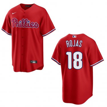 Phillies #18 Johan Rojas Red Stitched Jersey