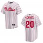 Phillies #20 Mike Schmidt White Stitched Jersey