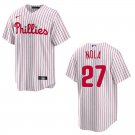 Phillies #27 Aaron Nola White Stitched Jersey