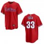 Phillies #33 Edmundo Sosa Red Stitched Jersey