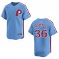 Phillies #36 Robin Roberts Light Blue Stitched Jersey
