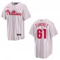 Phillies #61 Cristopher Sanchez White Stitched Jersey