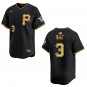 Pirates #3 Ji-Hwan Bae Black Stitched Jersey