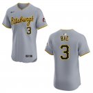 Pirates #3 Ji-Hwan Bae Gray Stitched Jersey