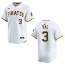 Pirates #3 Ji-Hwan Bae White Stitched Jersey