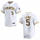 Pirates #5 Brandon Lowe White Stitched Jersey