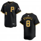 Pirates #8 Willie Stargell Black Stitched Jersey