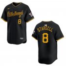 Pirates #8 Willie Stargell City Black Stitched Jersey