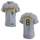 Pirates #8 Willie Stargell Gray Stitched Jersey