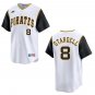 Pirates #8 Willie Stargell White Throwback Stitched Jersey