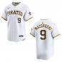 Pirates #9 Bill Mazeroski White Stitched Jersey